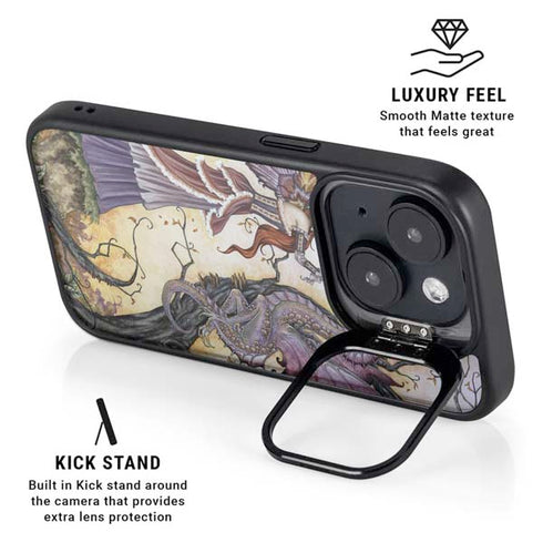 Dragon Charmer Fairy by Amy Brown iPhone 15 Kickstand Case